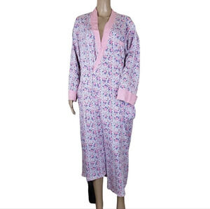 Victorias Secret Gold Label Rose Belted Robe Terry Cloth